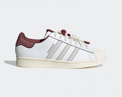 Adidas Originals Superstar Chinese New Year 2023 Cloud White Noble Maroon IF2577