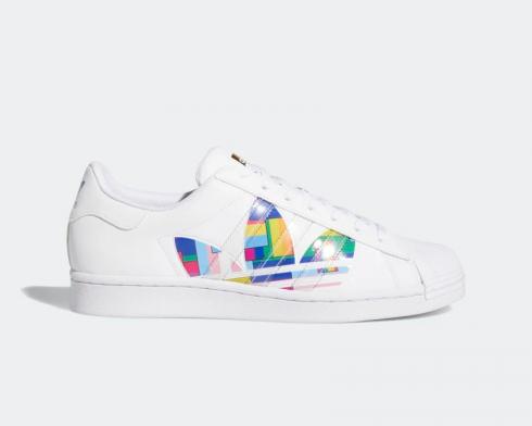Adidas Superstar Pride Cloud White Shoes FY9022