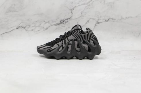 Womens Adidas Yeezy 450 Core Black Wolf Grey Shoes H68038