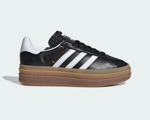 Adidas Gazelle Bold atmos Core Black Footwear White Gold Metallic IG1733
