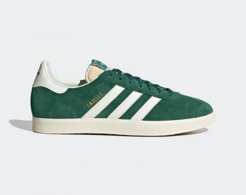 Adidas Gazelle Faded Archive Dark Green Off White Cream White GY7338