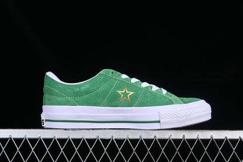 Converse One Star Pro Suede Green White Gold A06645C