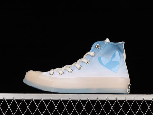 You Are The One x Converse Chuck 70s High Blue Cream White A03747C