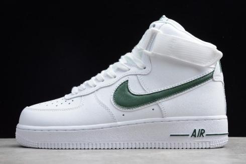 2019 Nike Air Force 1 High 07 3 White Green AT4141 104