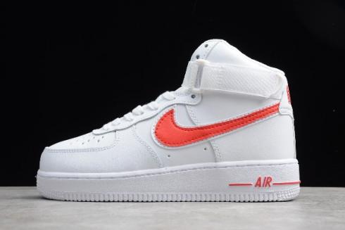 2019 Nike Air Force 1 High 07 3 White Gym Red AT4141 107