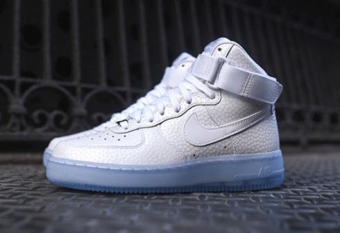 Nike Air Force 1 High Premium White Pearl Sneaker 654440-101