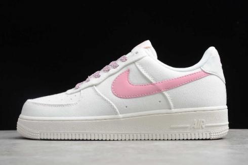 2020 Nike Air Force 1'07 White Pink Womens Size 315122 105