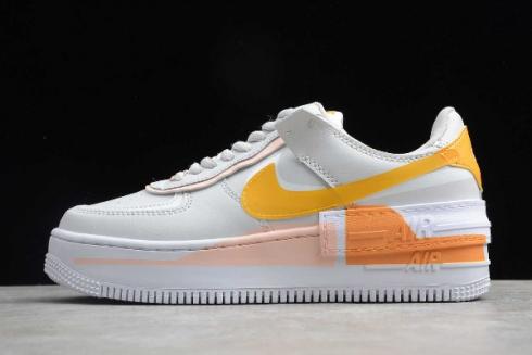 2020 Nike Air Force 1 Shadow Vast Grey Pollen Rise Washed Coral White CQ9503-001