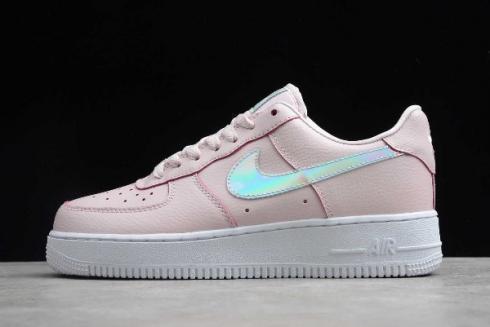 2020 Nike Womens Air Force 1 Low Pink Iridescent CJ1646 600