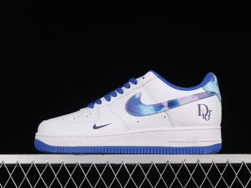 Dior x Nike Air Force 1 07 Low Navy Blue White DC8873-111