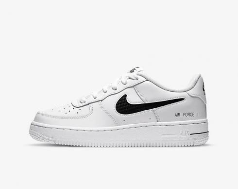 Nike Air Force 1 07 GS White Black Running Shoes DB2616-100 - Sepsale