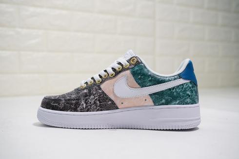 Nike Air Force 1'07 LXX Low Summit White Oil Grey Pink Trainers AO1017-101