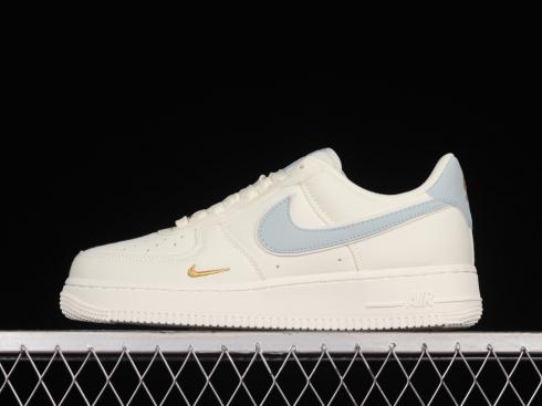 Nike Air Force 1 07 Low Ice Blue Cream Gold MN5696-009