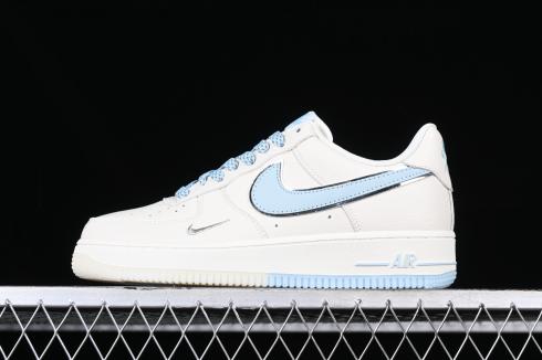 Nike Air Force 1 07 Low Light Blue Silver White JJ0253-008