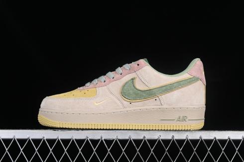 Nike Air Force 1 07 Low Peach Pink Green Yellow CD1221-777