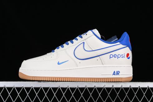 Nike Air Force 1 07 Low Pepsi Off White Navy Blue Red HD1699-101