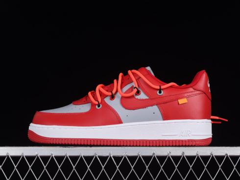 Nike Air Force 1 07 Low Red Grey White CV1724-117