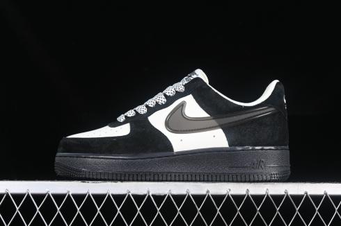 Nike Air Force 1 07 Low Suede Black White XD5696-631