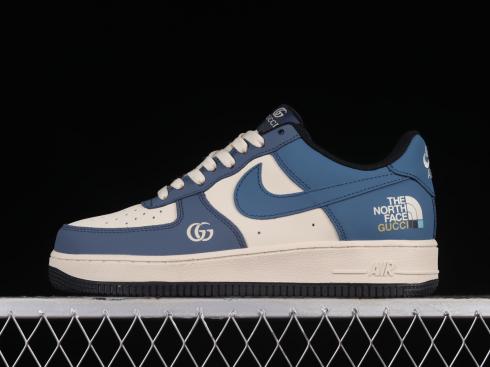 Nike Air Force 1 07 Low The North Face Gucci Blue Black BS9055-305