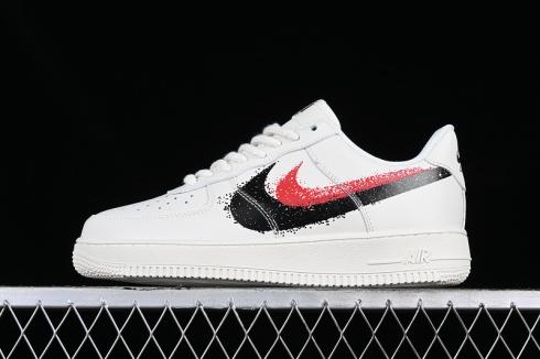 Nike Air Force 1 07 Low White Black Red FD0660-300
