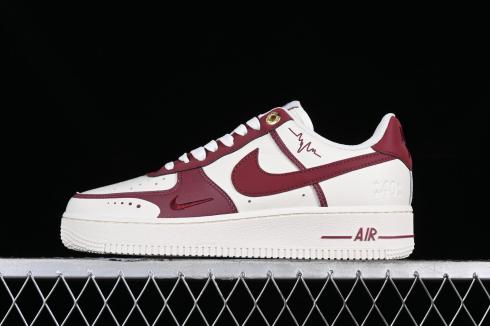 Nike Air Force 1 07 Low White Red Metallic Gold DQ7582-103