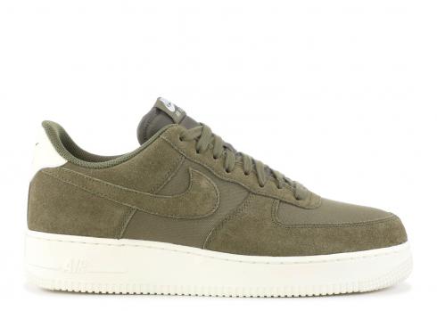 Nike Air Force 1'07 Suede Mens Shoes Medium Olive Sail AO3835-200