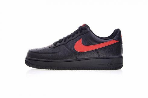 Nike Air Force 1 Low 07 LV8 Black Gym Red University Casual Shoes AA4083-011