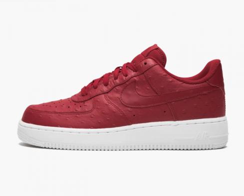 Nike Air Force 1 Low 07 LV8 Gym Red White Mens Shoes 718152-603