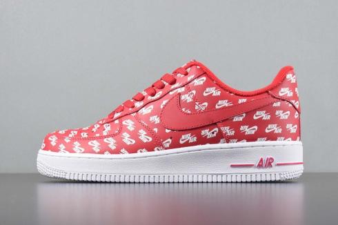 Nike Air Force 1 Low 07 QS White Red Casual Shoes AH8462-600