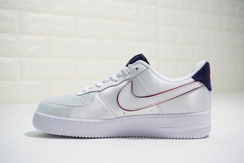 Nike Air Force 1 Low 07 SE White Blue Red AA0287-103