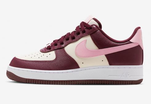 Nike Air Force 1 Low 07 Valentine's Day Light Ivory Medium Pink White FD9925-161