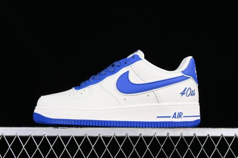Nike Air Force 1 Low 40TH White Blue JF1983-555