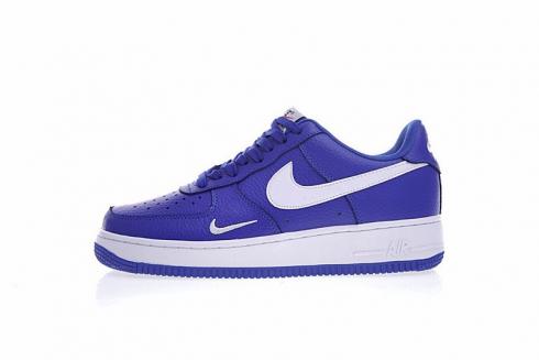 Nike Air Force 1 Low Casual Shoes Deep Royal Blue White 820266-406