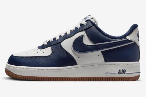 Nike Air Force 1 Low College Pack Midnight Navy Gum Medium Brown DQ7659-101