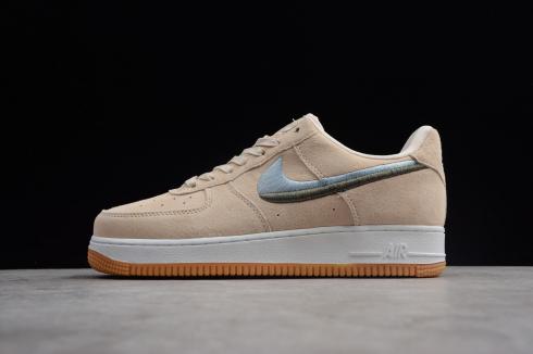 Nike Air Force 1 Low Naked Pink White Brown Running Shoes 898889-810