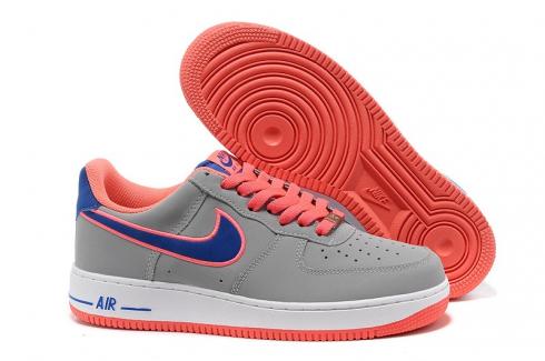 Nike Air Force 1 Low Wolf Grey Game Royal Hot Punch 488298-013