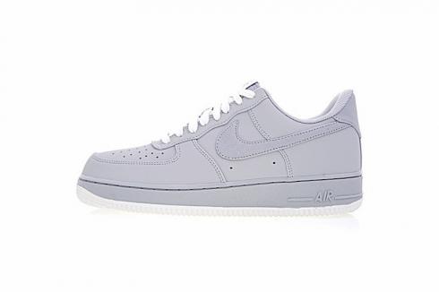 Nike Air Force 1 Low Wolf Grey Sail White Mens Shoes 820266-016