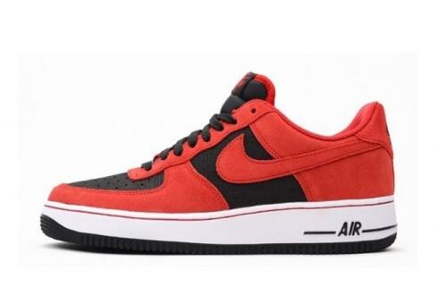 Nike Air Force 1 Mens Shoes Black Red White 488298-619