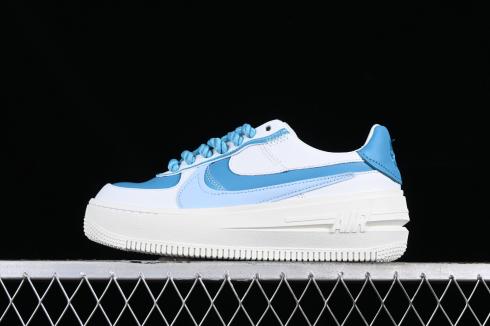 Nike Air Force 1 PLT.AF.ORM White Blue DJ9946-111