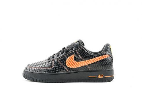 Nike Air Force 1 Surgeon Black Orange Mens Running Shoes 315122-011