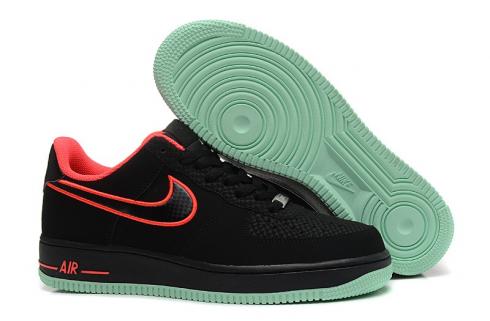Nike Air Force 1 Yeezy Black Laser Crimson Arctic Green 488298-048