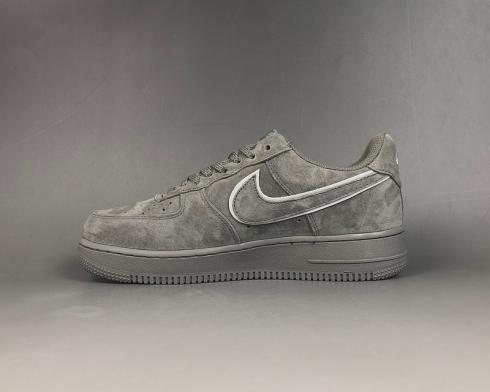 Nike Womens Air Force 1'07 LV8 Suede Gray Running Shoes 823511-206
