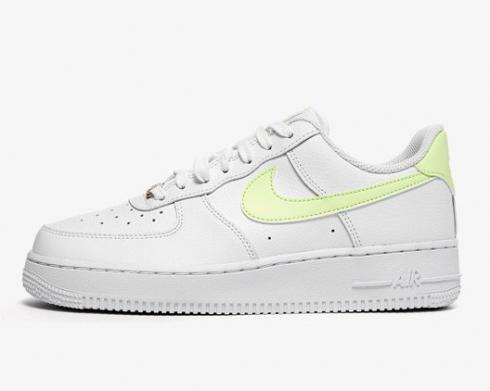 Nike Womens Air Force 1 Low Barely Volt White Green 315115-155