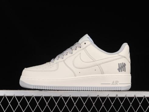 Undefeated x Nike Air Force 1 07 Low Beige Light Grey Sliver UN1988-666