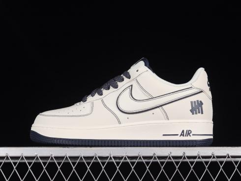 Undefeated x Nike Air Force 1 07 Low White Dark Blue UN3699-033
