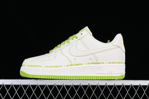 Uninterrupted x Nike Air Force 1 07 Low MORE THAN Rice White Green LJ2322-568