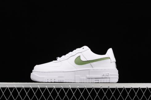 Womens Nike Air Force 1 Pixel White Green Shoes CK6649-005