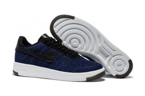 Nike Air Force 1 Ultra Flyknit Low Dark Navy Blue Black Lifestyle Shoes 820256