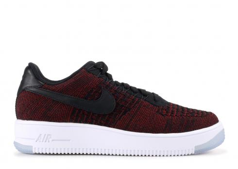 W Air Force 1 Flyknit Low Jade Black Clear Red Team 820256-002