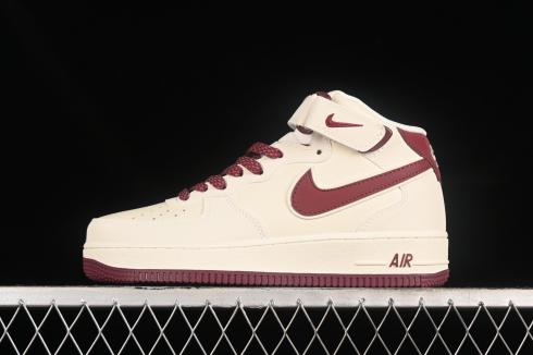 Nike Air Force 1 07 Mid Off White Red SH0235-533